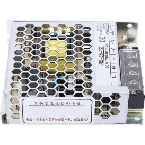 LRS-35-12 35W Schaltnetzteil mit LED-Anzeige, 85264VAC Wandler für Geräte, zertifiziertes Industrienetzteil, zuverlässiges Zubehör. (1/4)