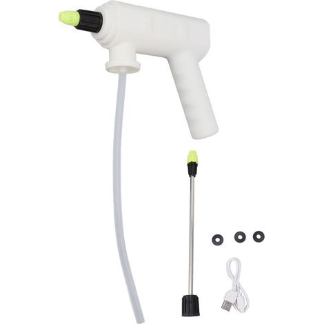 Buse de pulvérisation électrique pour plantes, alimentée par batterie, tête d'arrosage automatique portable, rechargeable par USB, avec rampe de pulvérisation, pour la maison et le jardin A. (1/5)