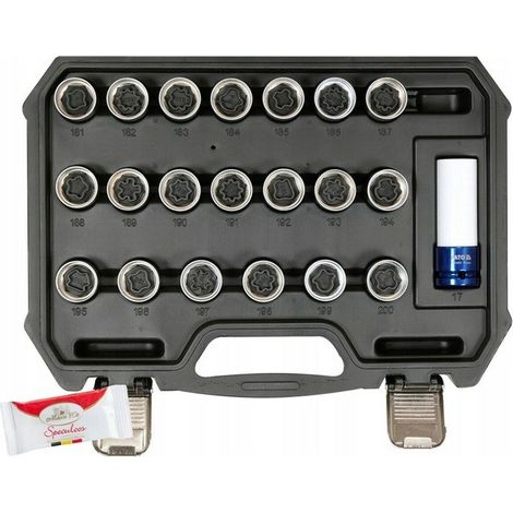 Yato Juego de Llaves de Vaso YT-060306 1/2" 21 Piezas (1/3)