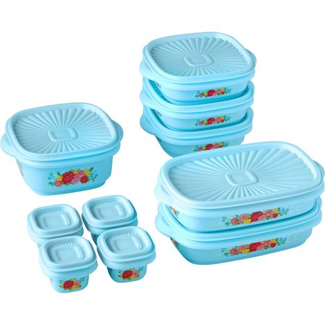 Contenant De Rangement Alimentaire - En Plastique Sans BPA - Compatible Micro-ondes - Pour Frigo Congélateur Et Placard - 20 Pièces (1/4)