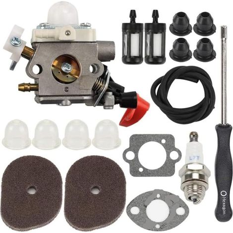 Die Vergaser-Reparatursätze sind kompatibel mit den Modellen FS40, FS50, FS56, FS70, FC56, FC70, HT56, KN56 und KM56.