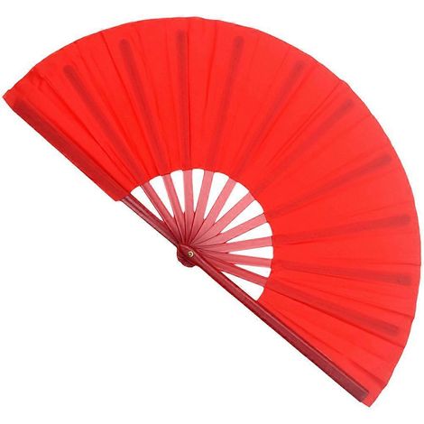 Éventail décoratif de style chinois, éventail de danse Tai Chi, éventail portable, éventail pliable pour spectacle-62.00X33.00X2.00CM