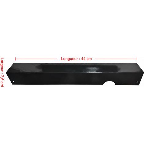 Diffuseur de chaleur pour barbecue noir émaillé compatible LX300 E-310 E-315 S-335 noir 46 × 17 × 7,5 cm 1,72 kg – Livraison gratuite