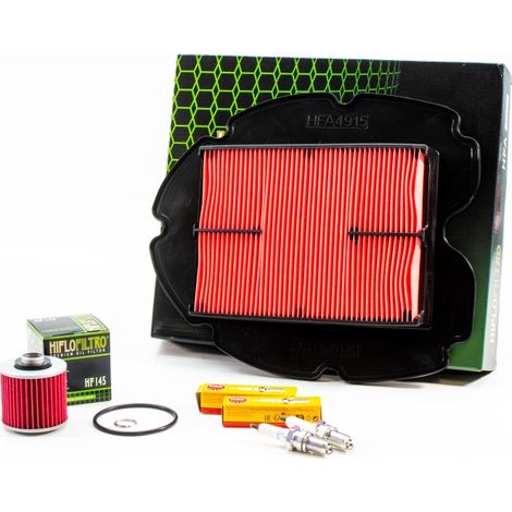 Kit Révision Filtres Bougies pour YAMAHA TDM 900 de 2002 à 2010 - Sans Huile