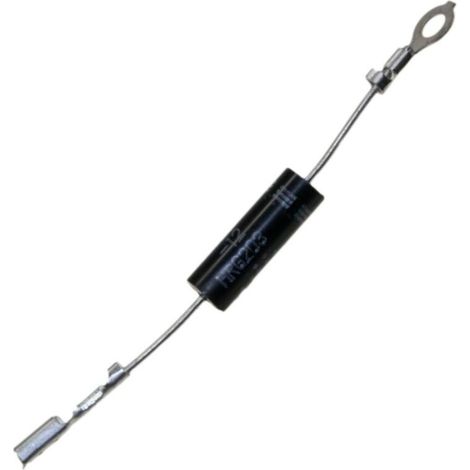 Diode haute tension d'origine (482000006101, C00114426) Four micro-ondes ARISTON HOTPOINT, BAUKNECHT, BEKO, BLAUPUNKT, BOSCH, BRANDT, CONSTRUCTA, DAEWOO, DELONGHI, GORENJE, IGNIS, IKEA WHIRLPOOL, INDE