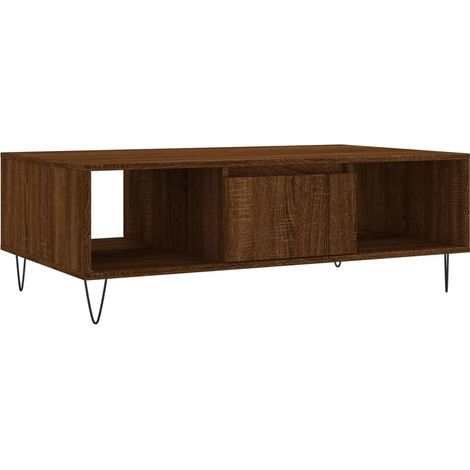 Maison Exclusive - Tavolino Salotto Rovere Marrone 104x60x35 cm Legno Multistrato