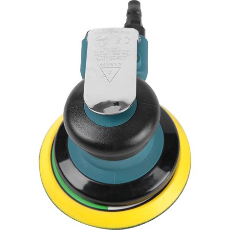 Ponceuse à air 5 pouces, polisseuse pneumatique ronde, outil de ponçage portatif, meuleuse polisseuse à main, kit de polissage à air comprimé (1/5)
