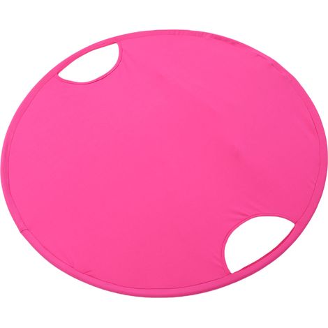 Panier à linge portable pliable, multifonctionnel, léger et lavable, idéal pour les voyages et les activités de plein air, rose rouge. (1/5)