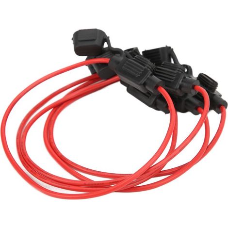 Porte-fusible 30A 12V Étanche 5 Pièces - Lot de 5 portes-fusibles in-line résistants, amovibles et étanches pour véhicule (1/5)