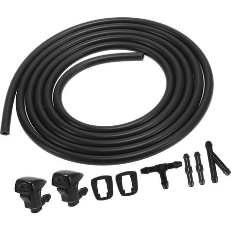 Front Windscreen Washer Nozzle Kit 2.2m Windscreen Washer Hose with 4 Connectors for Grand Cherokee WK2 (1/5)