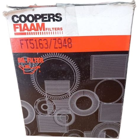Filtro olio motore marca coopers fiaam codice filtro ft5163 z948