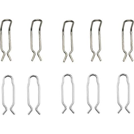 Lot de 10 colliers de serrage à ressort pour tuyau de nettoyeur haute pression Karcher K2 K3 K4 K5 K6 K7référence 50372210couleur argent. (1/5)