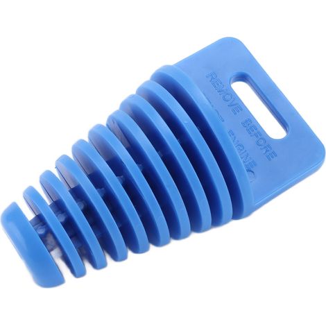 Bouchon de tuyau d'échappement de moto bouchon de lavage de silencieux en caoutchouc bouchon de silencieux d'échappement étanche bleu.