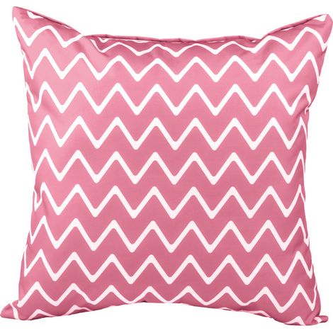 Gardenista - Coussins d'extérieur, Coussins carrés Résistants à l'eau avec Rembourrage, Oreillers Imprimés Pour Meubles de Terrasse, 60x60 cm Oreillers de Canapé de Jardin - Rose (1/5)