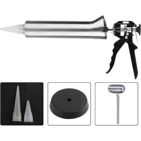 Stainless steel ceramic tile grout gun, mortar caulking gun, grouting spray gun, caulking tool (1/5)