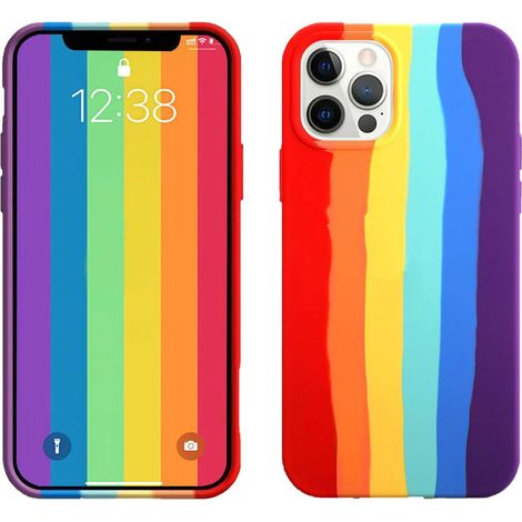 Coque En Silicone Liquide - Pour iPhone 12 Pro Max 6,7 Pouces - Protection Antichute - Coins Absorbants De Chocs - 1 Pièce (1/5)