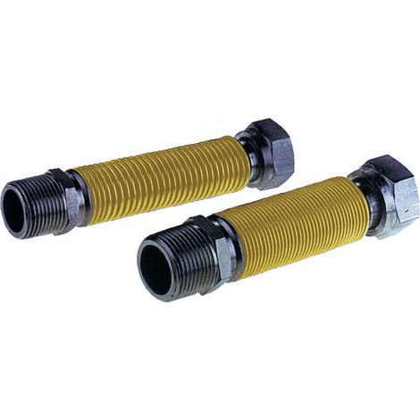 SCELTO DA DESIVERO Flessibile inox gas 1/2" m x 3/4" f 65-130 dn16 codice prod: DSV04407