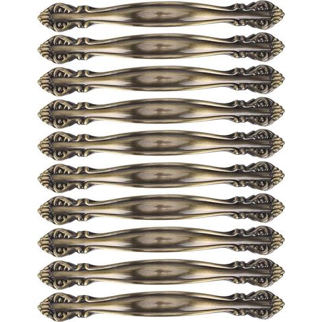 Ensemble de 10 poignées tiroir Sorandy style antique, couleur (1/5)