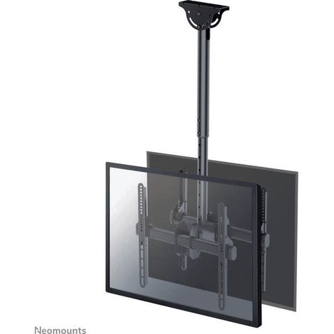 NewStar NM-C440DBLACK TV/Monitor Ceiling Mount for Dual 32"-60" Screens (Back to Back), Height Adjustable - Black (1/3)