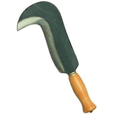 RONCA RONCHETTA BECCO LUNGO LAMA mm.165 MANICO LEGNO FERR 23276