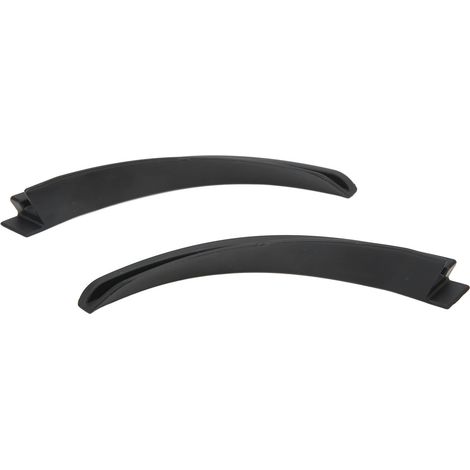 Déflecteur d'eau de pluie de toit en ABS résistant à l'usure, avec rainure de remplacement, pour Jeep Wrangler JL 2018-2021, noir (1/5)