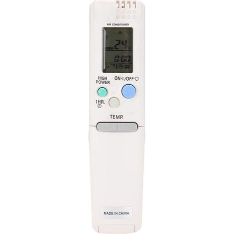 Télécommande de climatiseur - Pour Sanyo RCS-4MVEX, Remplacer la télécommande du climatiseur, Remplacer la télécommande blanche, Distance de contrôle sans fil 10M（1pc） (1/5)