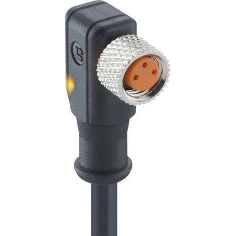 Lutronic 1117 Sensor-/Aktor-Steckverbinder, konfektioniert M8 Kupplung, gewinkelt 2.00 m Polzahl Sen