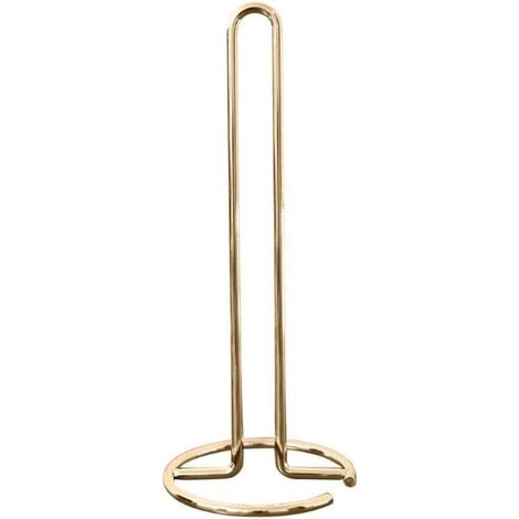 Support de Rouleau de Papier, Porte-Rouleau de Cuisine Portable en Acier Inoxydable Or Porte Rouleaux Papier Toilette Vertical en Acier Support Distributeur de Papier Pour la Cuisine Salon Chambre (1/5)
