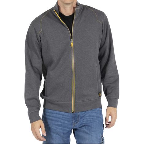 RICA LEWIS Sweat Zippé Gris FULLZIP - Taille: S