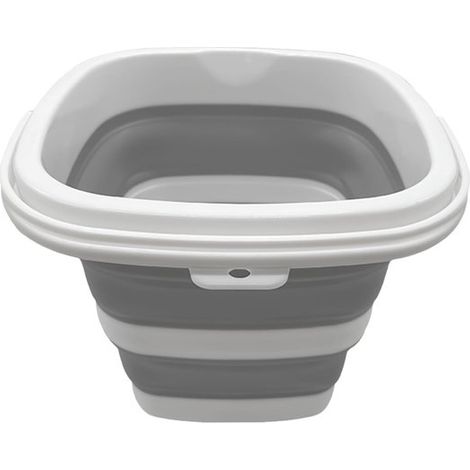 Seau pliable 5L – Seau à eau pliable avec poignée – Compact et peu encombrant – Idéal pour le nettoyage, le camping et le jardinage (1/5)