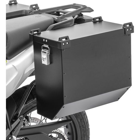 Valise latérale moto en aluminium Bagtecs Atlas 36l noir