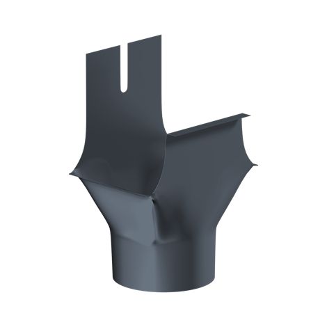 Kasten-Einhangstutzen NW 75 RAL 7016 anthrazit