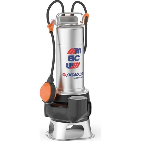 Pompe De Relevage Bi-canal Gros Débit Pedrollo Bcm 15/50 Eaux Chargées Avec Flotteur 220v 21 M3/h 1.10 Kw (1/3)