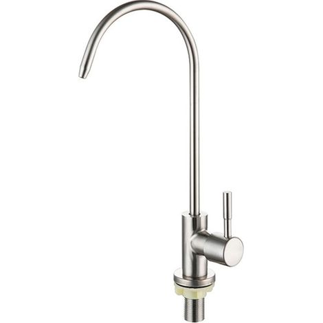 Robinet Purificateur Eau Potable - Acier Inoxydable - Pour Évier Cuisine - 27 cm - 1 Pièce (1/5)