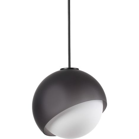 Ideal Lux BLOOM Suspension globe 30 cm noire 1 x E27 (1/2)