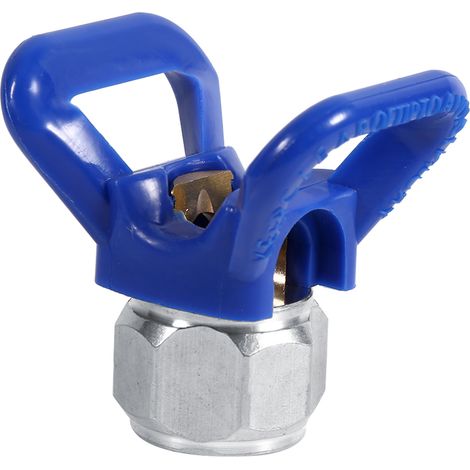 Outil universel de remplacement pour pistolet à peinture sans air, protection et siège de buse, bleu neuf (1/5)