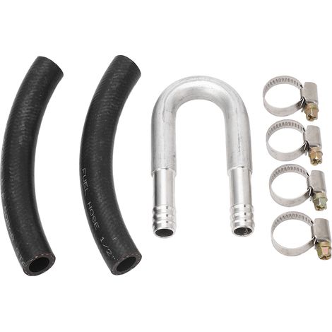 Kit de dérivation de retrait de filtre à carburant, avec pince, Tube de suppression de tête en aluminium pour camion, 7 pièces (1/5)