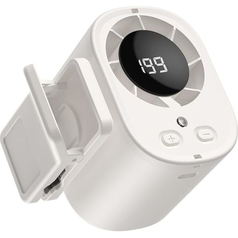 Ventilateur Usb, Mini Ventilateur À Pince, Ventilateurs De Table Avec Clip, Petit Ventilateurs USB, Air Puissant Et Fonctionnement Silencieux, Pour Maison Table Bureau, Alimenté Par USB (Blanc) (1/5)