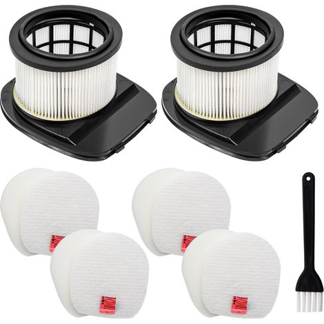 ErsatzFilter für Shark PowerPro IZ201 IZ201EU, IZ251 IZ251EU, IZ370 IZ370EU, IZ380 IZ380EU, IZ380 IZ380EUT Akku-Staubsauger, 2 HEPA + 4 Schaumstoff-Filzfilter (1/5)