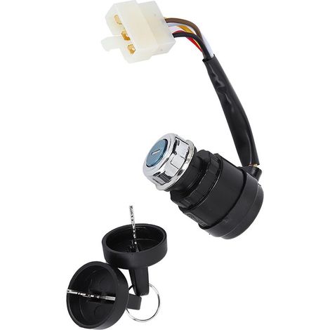 Interrupteur de Démarrage à 5 Fils et 5 Broches pour Moto 50‑250CC, Buggy, Kart et Quad
