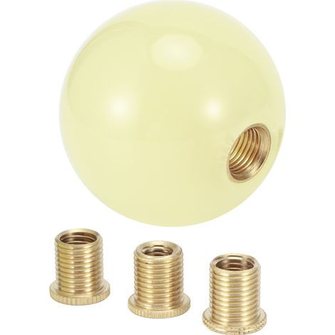 Fluoreszierender Schaltknauf M12x1,25 mit Acrylgriff und M8/M10x1,25 sowie M10x1,5 Adapter (1/5)