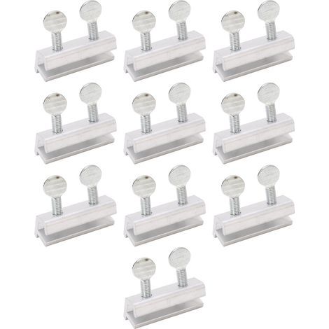 Kit de verrouillage de fenêtre coulissante, 10 pièces, Vertical et Horizontal réglable pour la sécurité (1/5)