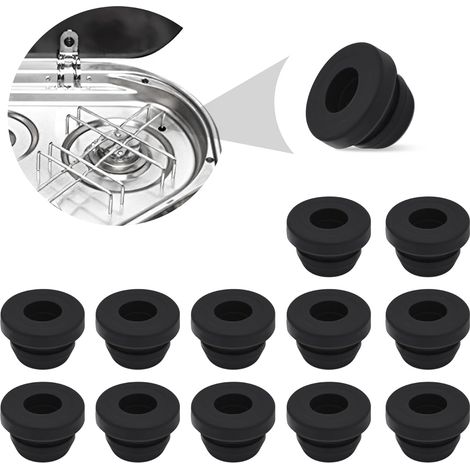 12 tappi terminali in gomma, protezione antiruggine per fornelli da camper Dometic, 5 mm