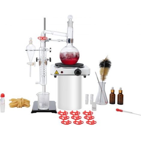 Kit de Distillation d'Huile Essentielle 33PCs Appareil de