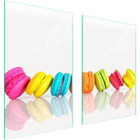 PIASTRA PROTETTIVA IN VETRO PER CUCINA 65x52 COLORATA (1/5)