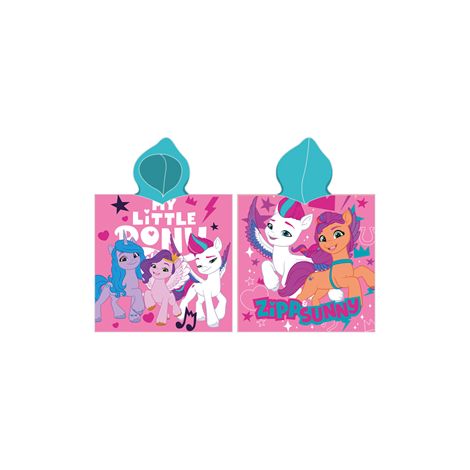 Pony Pony MY LITTLE PONY KINDERHANDTUCH MIT KAPUZE PONCHO BADESCHUTZ (1/5)
