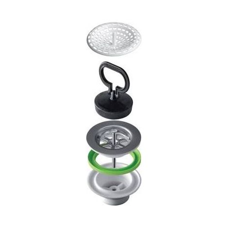 PILETTA PER LAVELLI CON GATTINARA IN ACCIAIO INOX Misura: 1" 1/2