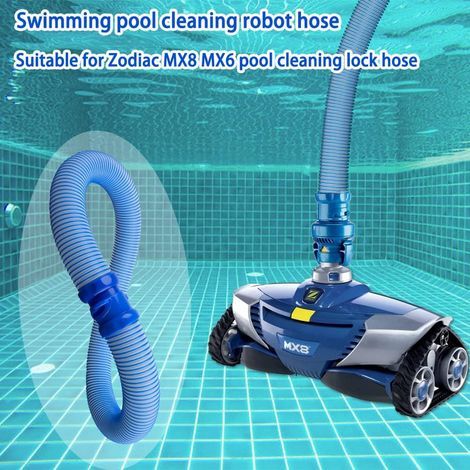 Tuyau de verrouillage torsadé,1 m Tuyaux Twist Lock 40mm, Tuyau pour Pompe de Piscine, Kit de remplacement Tuyaux pour nettoyeur de piscine MX6 MX8, Bleu (1/5)