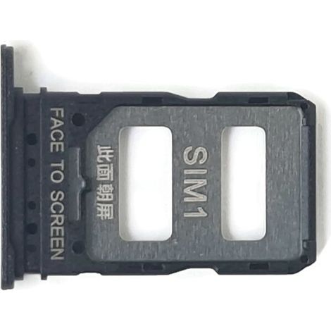 Vassoio per scheda SIM per Xiaomi 13T Xiaomi 13T Pro, nero (1/3)