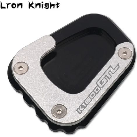 (K1600GTL Noir) Compatible avec BMW K1600B K1600GT K1600GTL K1600 B GT GTL 2017-2023 2019 Béquille latérale CNC, extension et support. Maxpower (1/4)